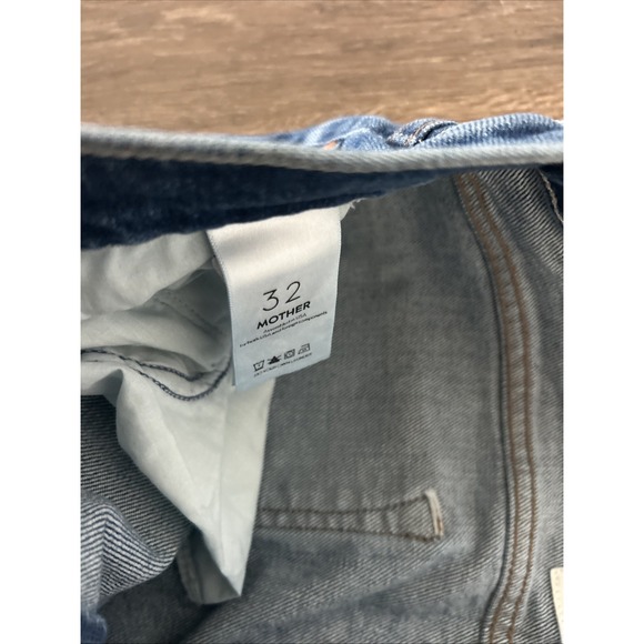 Mother Superior Jeans The Tomcat Playing With Scissors Sz 32 Med Blue Distressed - Picture 7 of 12